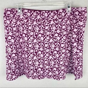 Tranquility by Colorado Clothing Floral Casual Mini Skort